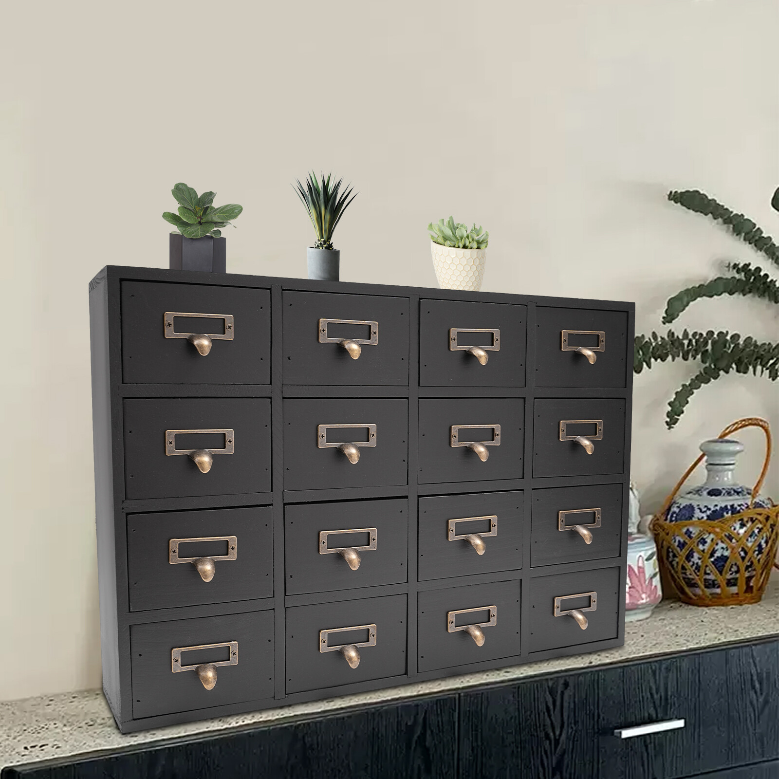 16 Drawers Apothecary Cabinet Apothecary Chests and Cabinets Herb Storage Box