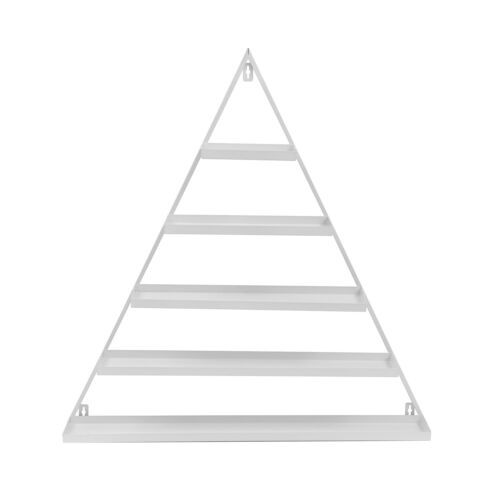 3 Pcs 5 Tier Wall Mounted Nail Polish Display Rack Triangular Display Shelves