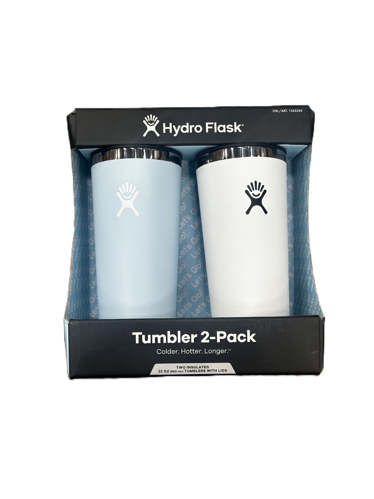 Hydro Flask 2-Pack Tumbler With Lid Stainless Steel 22 oz Travel Cup