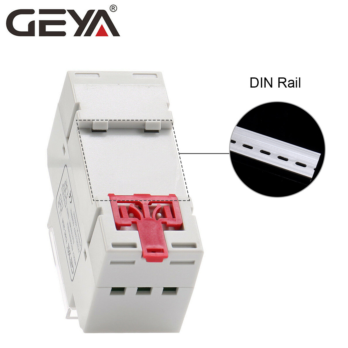 GEYA Programmable Digital LCD Timer Weekly Time Electronic Switch 15A 12-240V