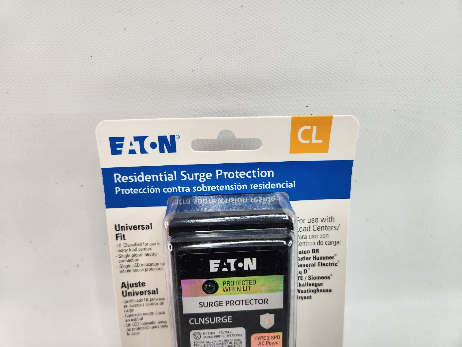Eaton CLNSURGECS 20-kA Indoor Surge protective device CLNSURGE Type 2
