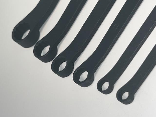 NEW Facom 6pc Set 15° Offset LONG-REACH Thin Wall Box End Metric Wrenches