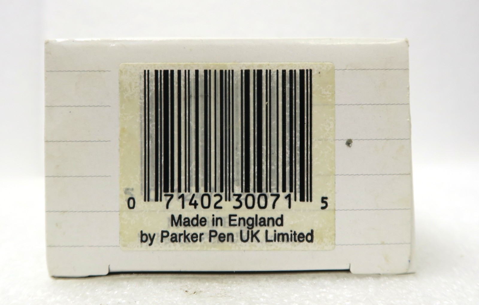 Parker Quink Blue/Black SOLV-X Ink 2 fl oz-57cc Partial Bottle In Box England