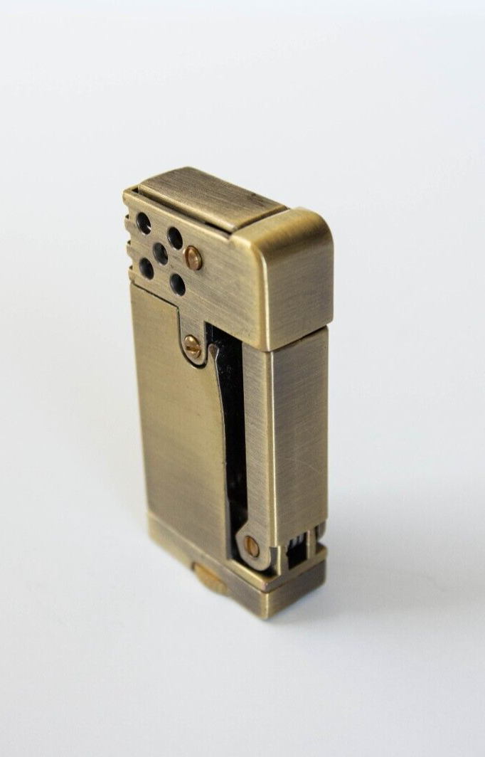 VINTAGE STYLE SINGLE CLICK LIGHTER Trench Retro Fuel Saving Lighter O Ring USA