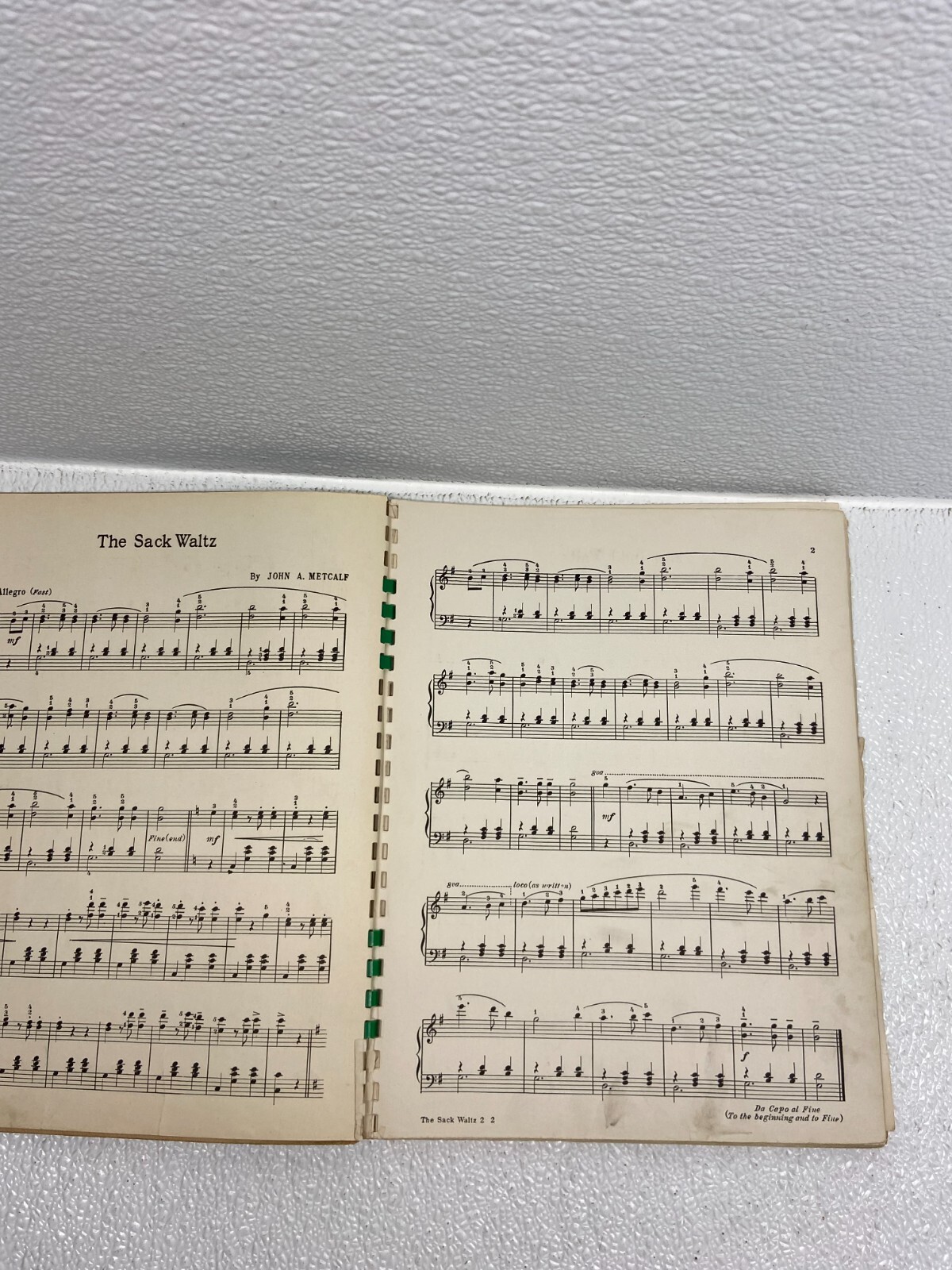 Vintage M.M. Coles Library Of Familiar Music Elementary Piano Solos Book # 3