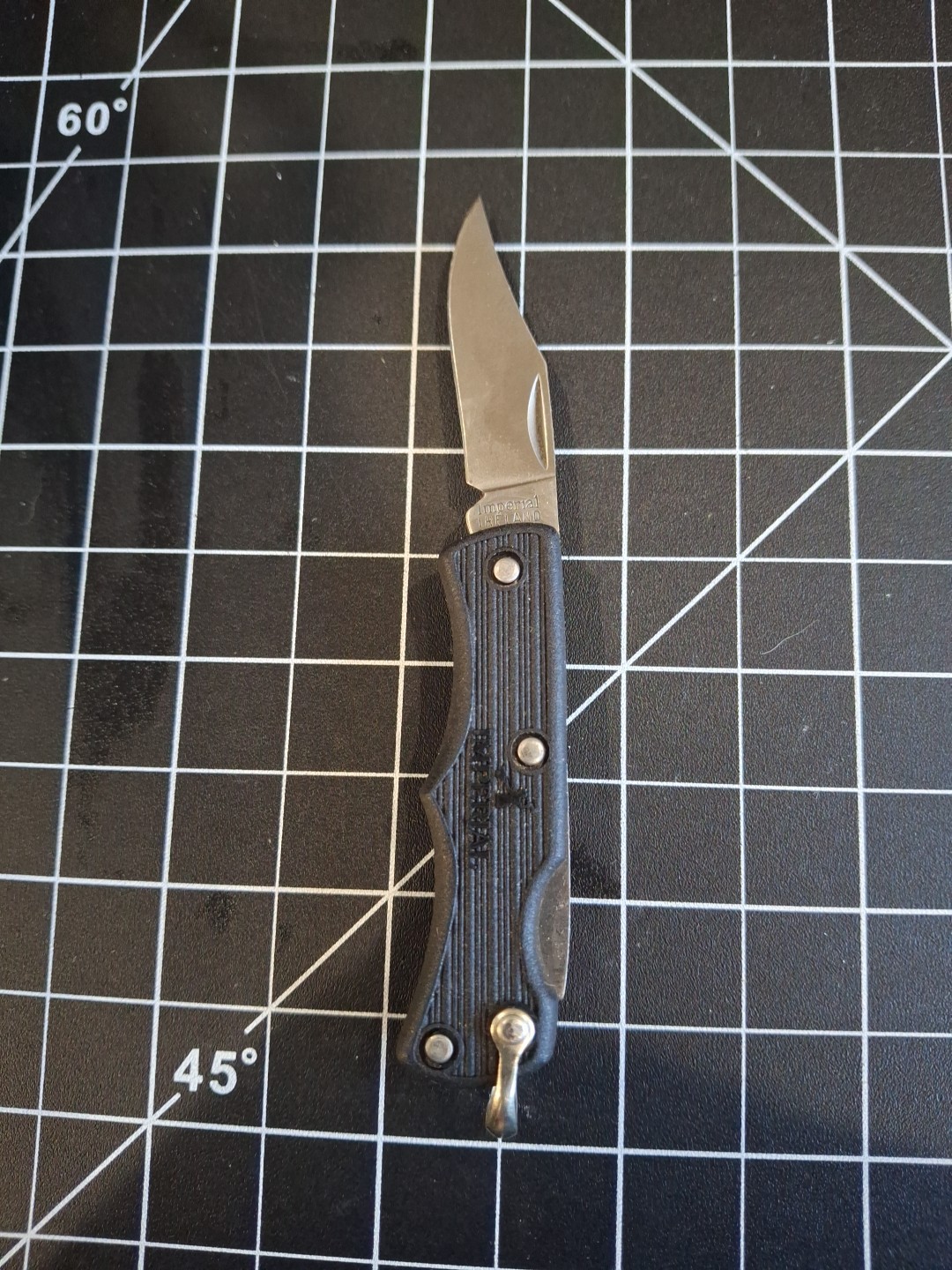 Imperial Ireland Stainless Folding Pocket Knife 2”Plain Edge Lockback - 3-08