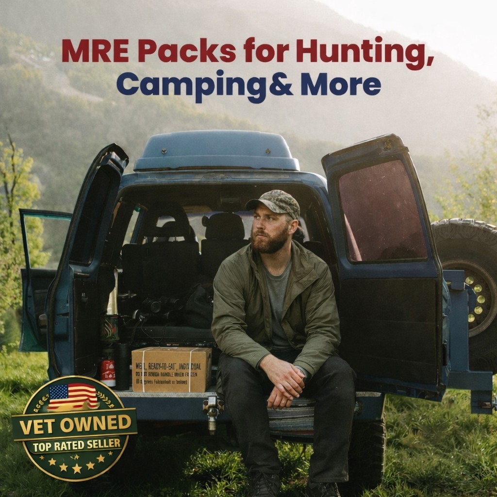 MRE U.S. Military Ready to Eat Meals - Options 1,2,4 or 8 pack cases