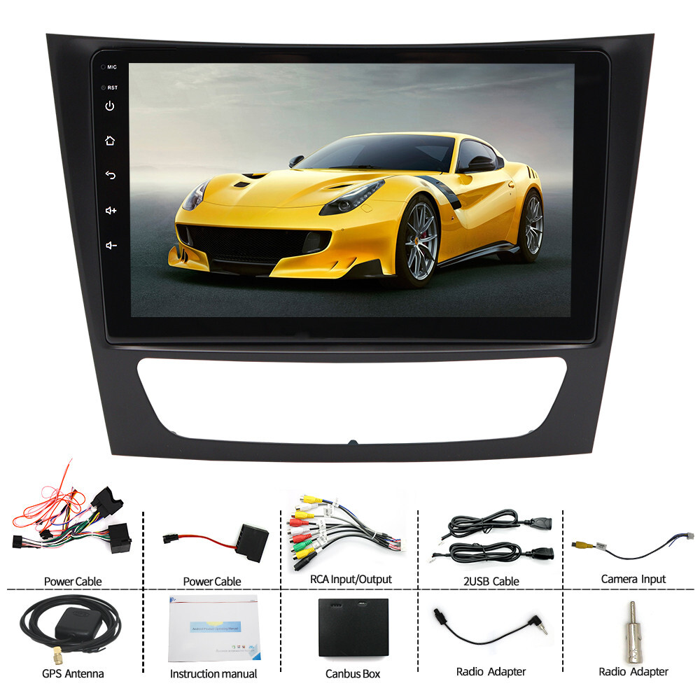 9in Car Multimedia Player SWC RDS Fit For Mercedes-Benz G-Class W463 2001-2008