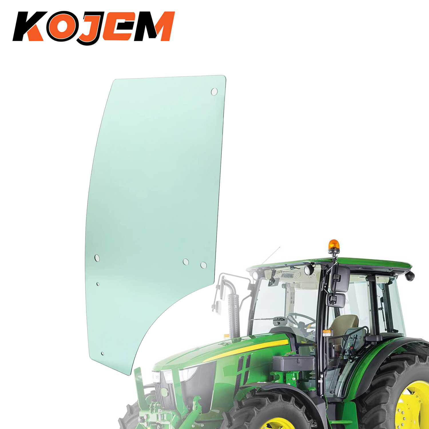 Transparent Door Glass Left Cab For John Deere 5065M  5095M 5095MH 5105M