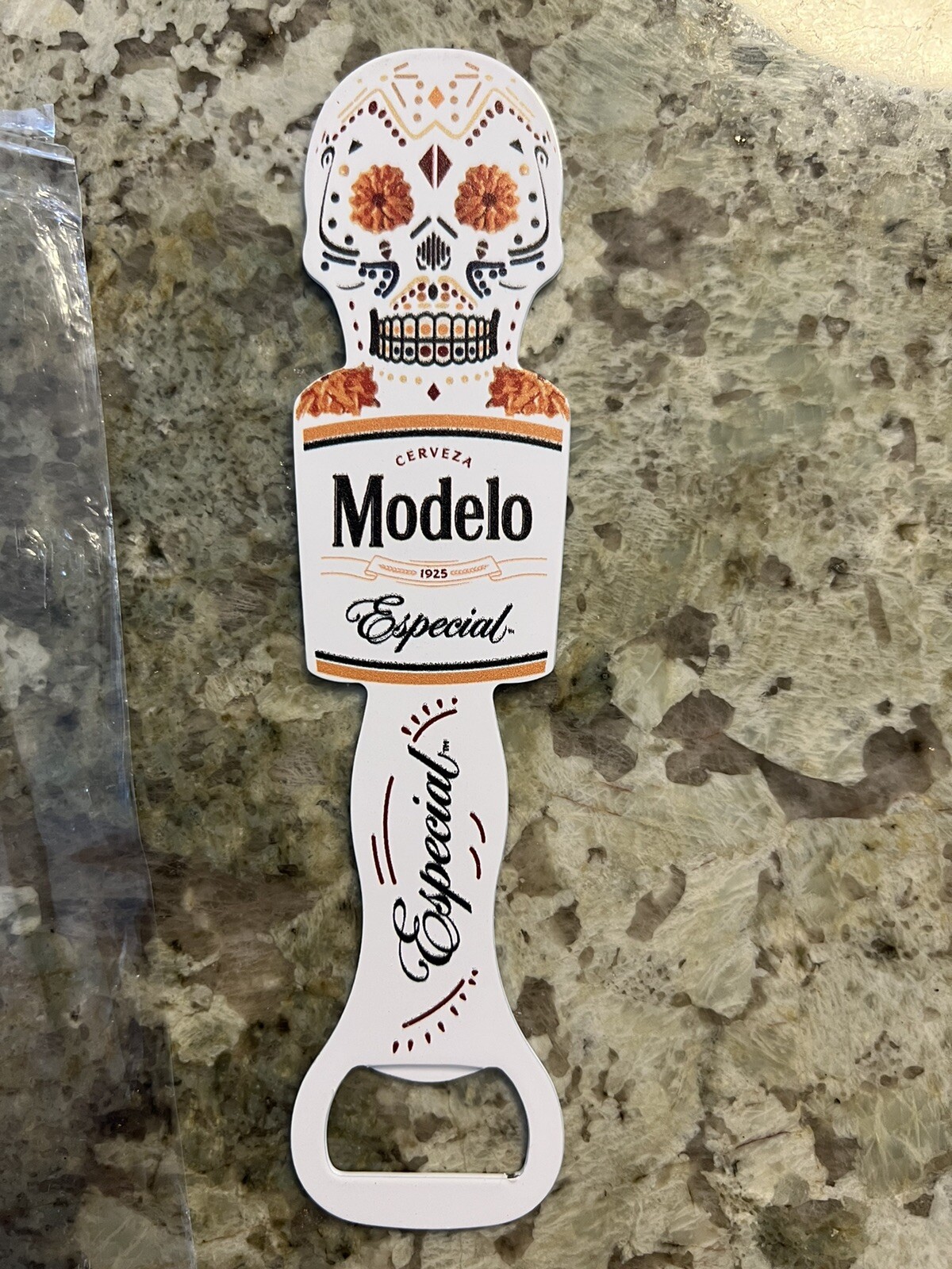 MODELO BEER STEEL BOTTLE OPENER BARTENDER SPEED BAR TOOL. Day Of The Dead