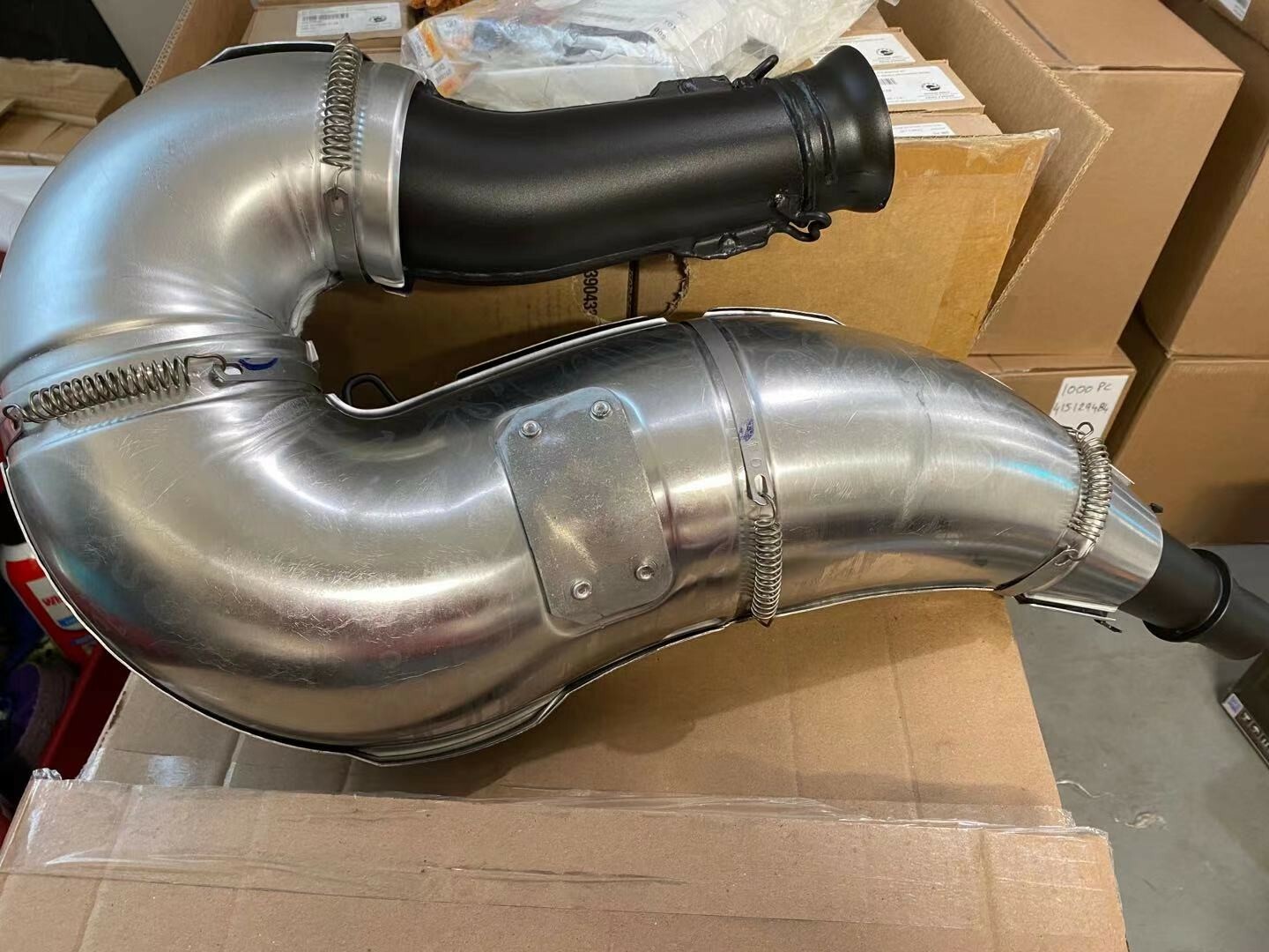 [Early Special] New Genuine Skidoo Exhaust Tuned Pipe 600/800 ETEC 514055062