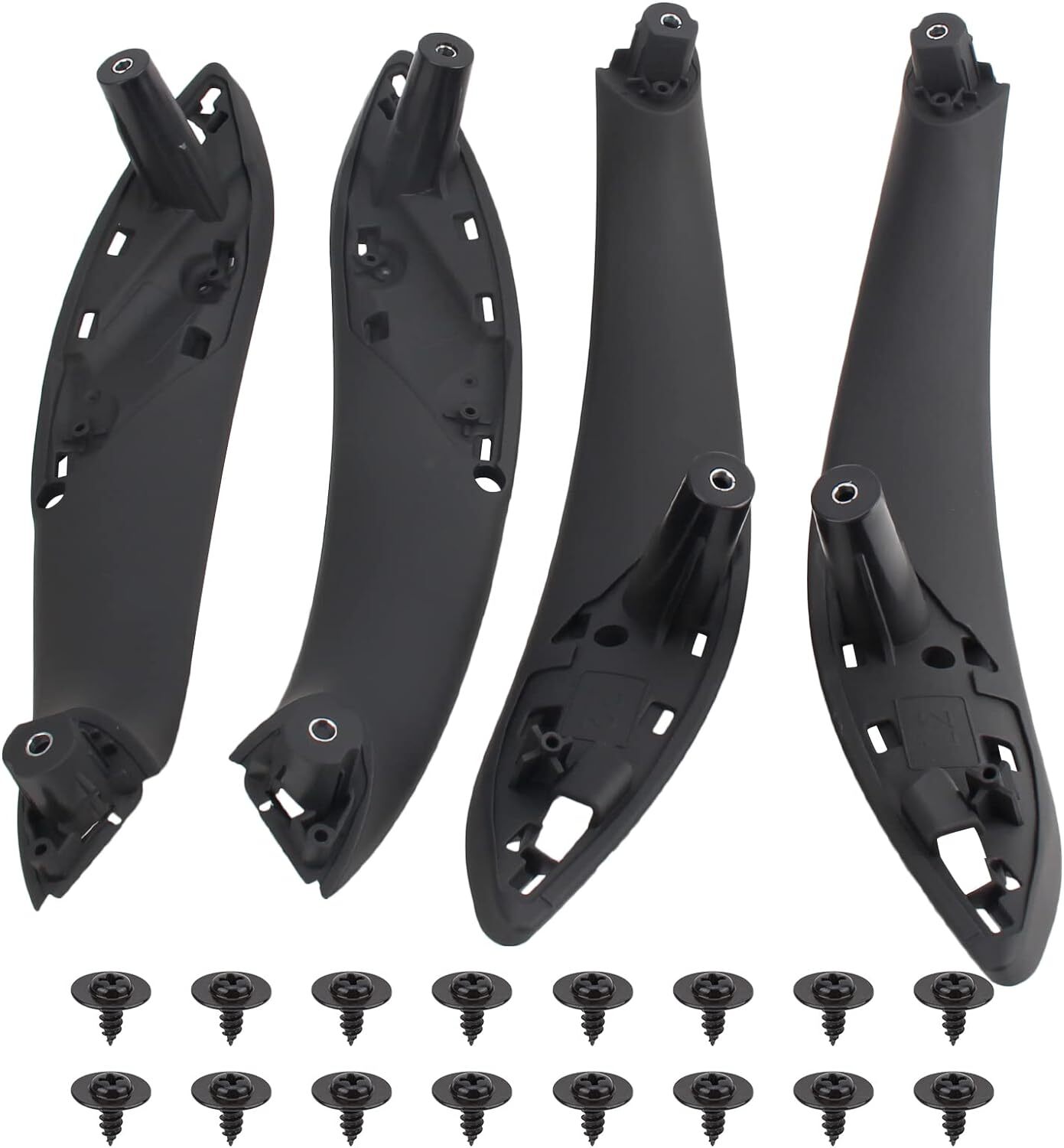4 Pcs For BMW F30 F80 F31 Front Left & Right Inner Trim Door Pull Handle Black
