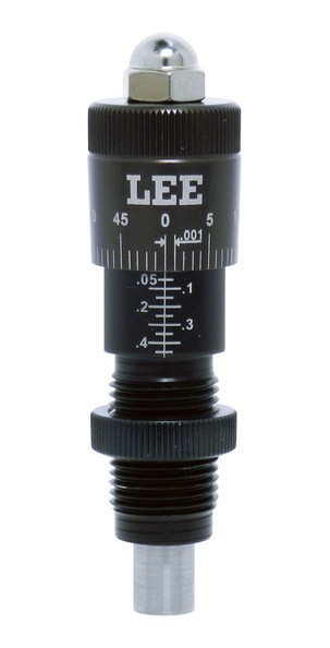 Lee 92128 Carbide Factory Crimp Micrometer Seater Adapter 380 9mm 40 S&W 10mm