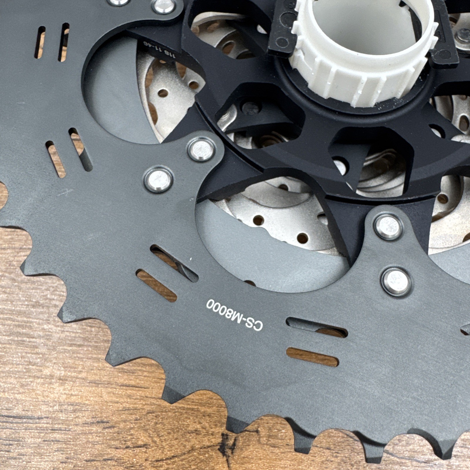 Shimano Deore XT CS-M8000 Cassette - 11 Speed, 11-46t, Gray, HG