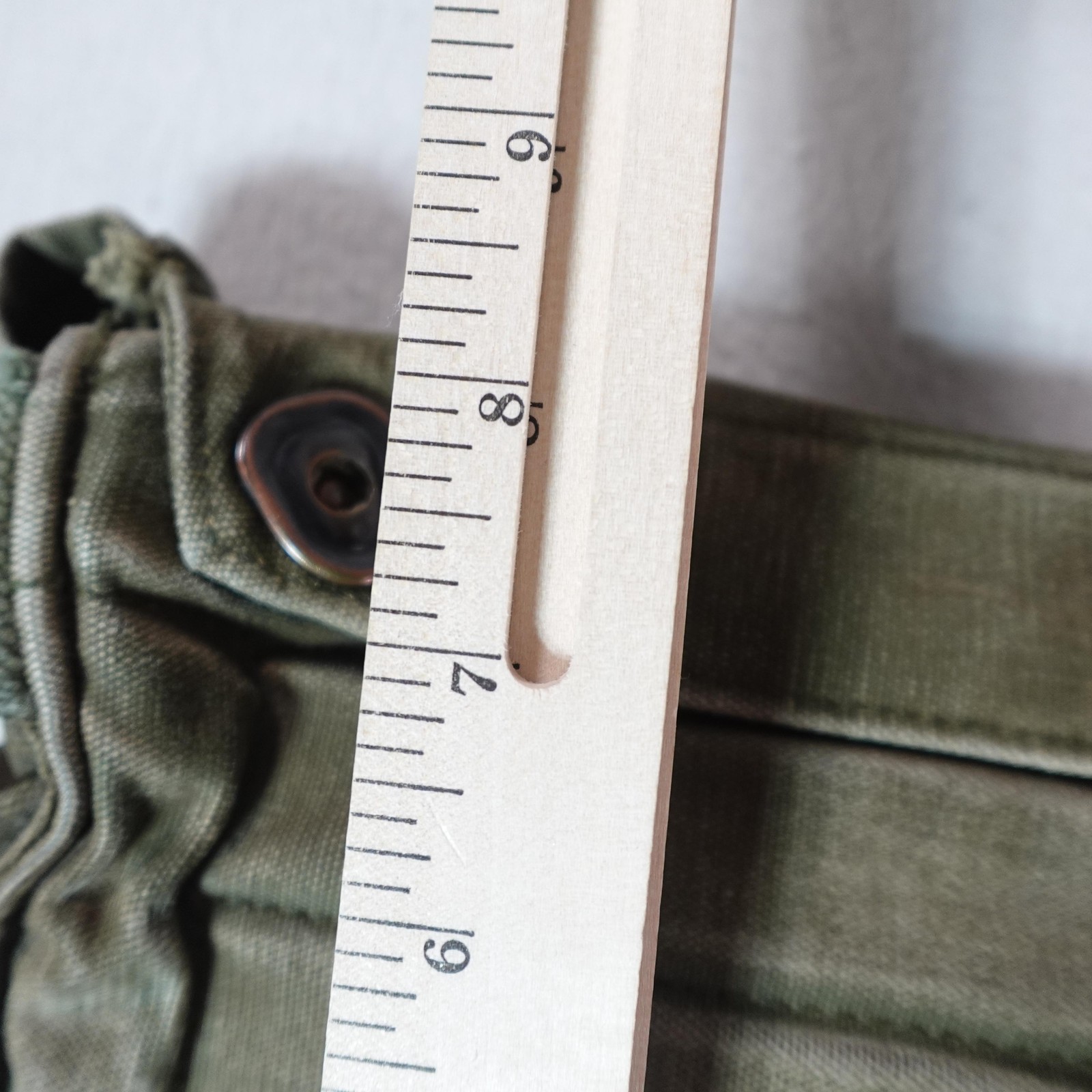 Vintage Military M-17 Field Bag Pouch Canvas OD Green Small Carry Case Gear