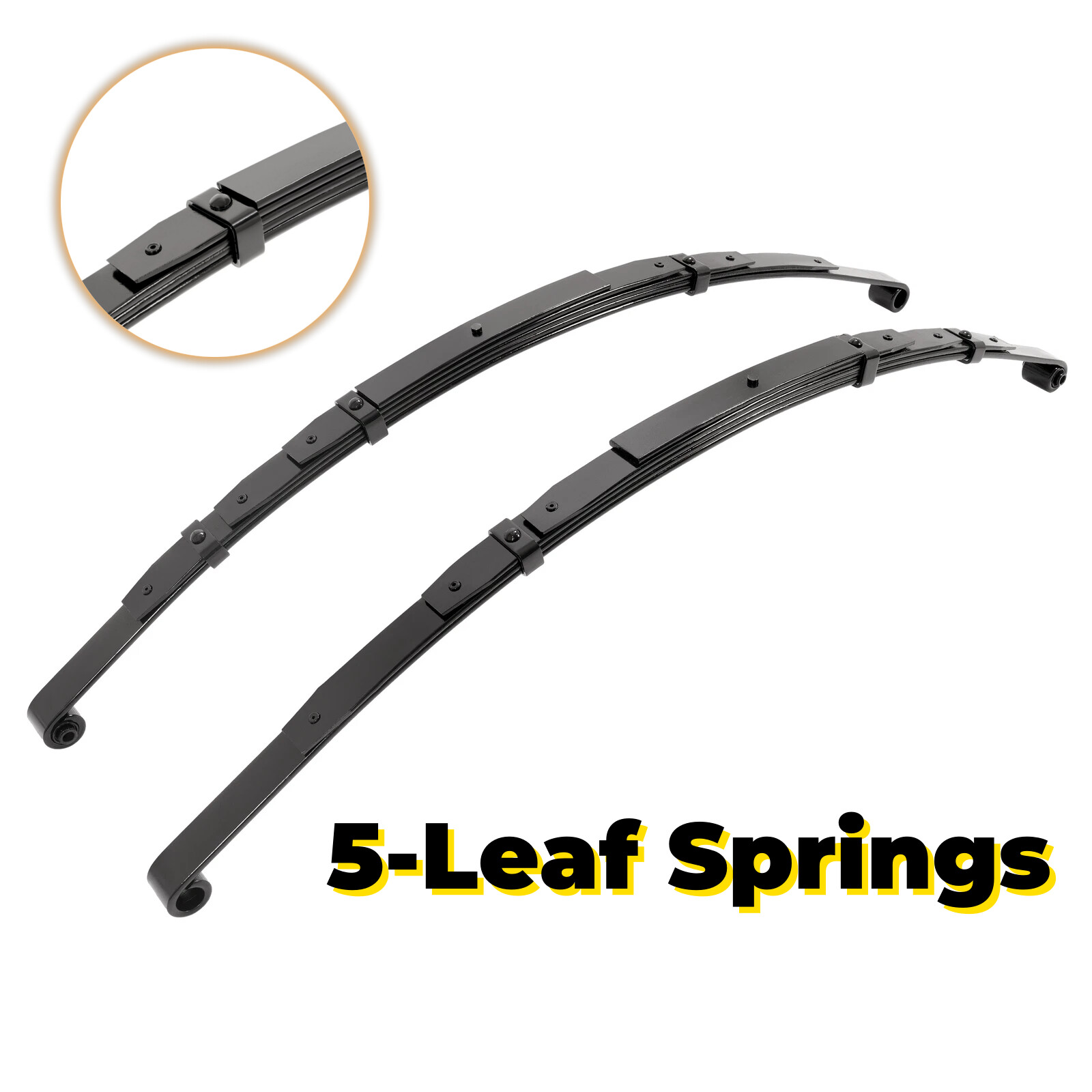 For Chevrolet Chevy Bel Air 1955 1956 1957 Rear Leaf Springs Pair Heavy Duty New