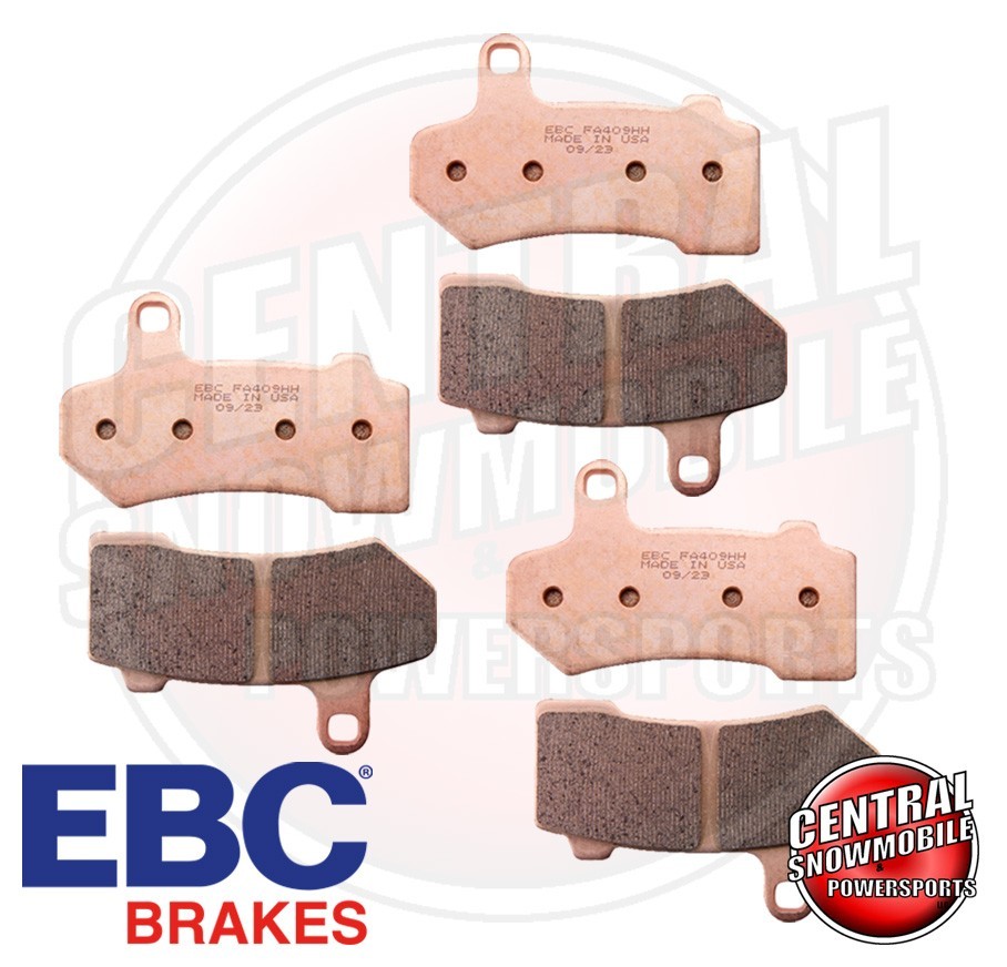 3x Brake Pad Sets Harley Road Glide Street Glide Ultra V-Rod Front Rear FA409HH