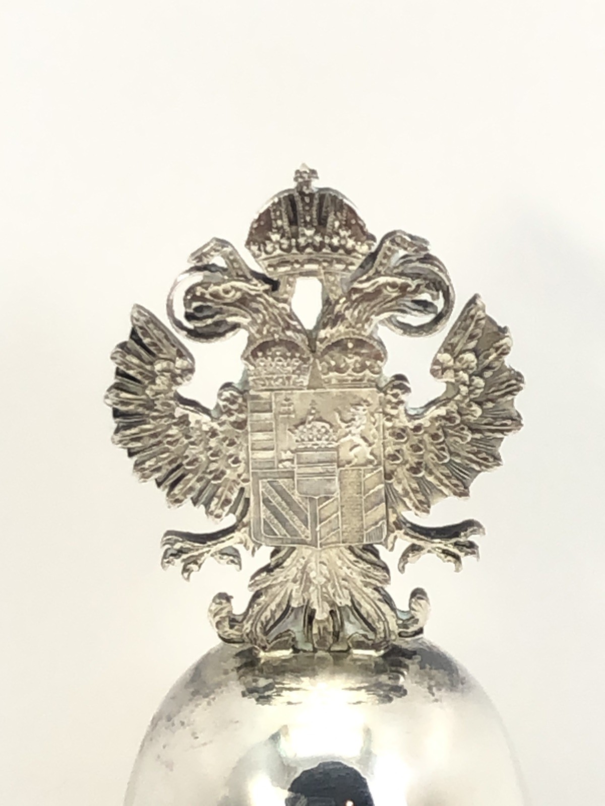 Vintage Austrian 835 Silver Double Headed Eagle Dinner Table Bell 52g