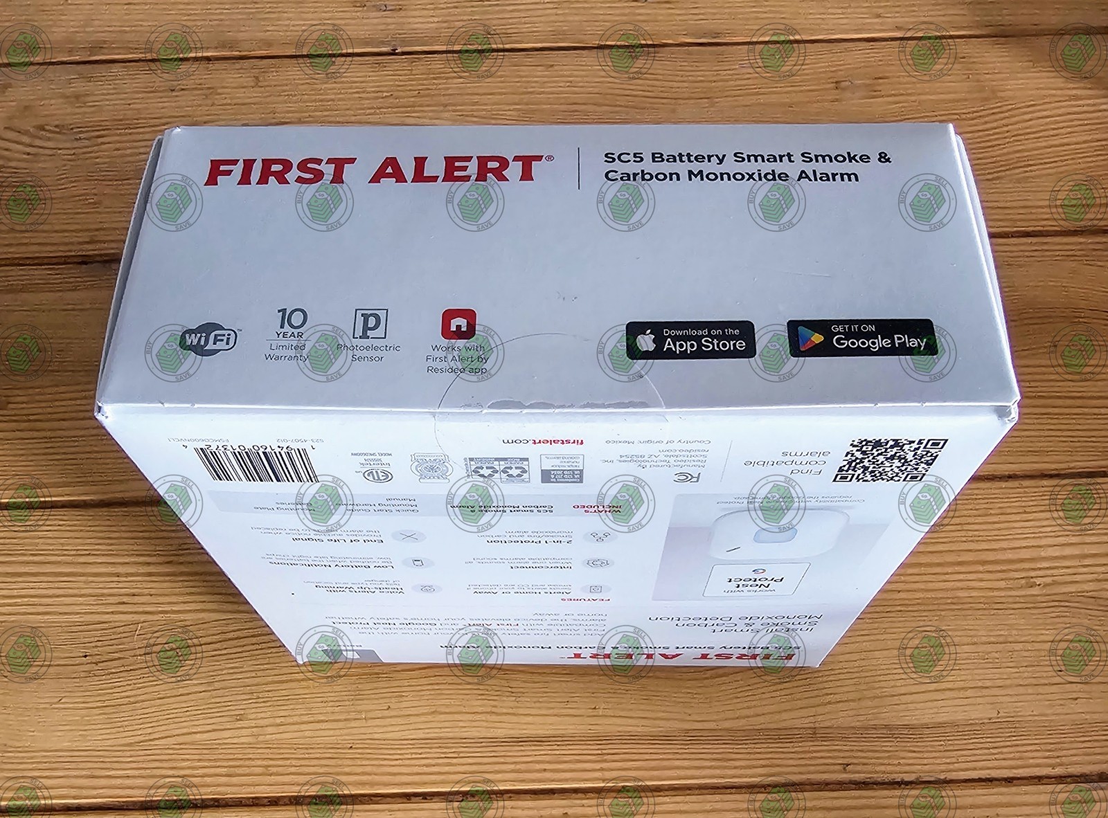 First Alert SC5 Smart Smoke and Carbon Monoxide Alarm ~Battery~ Brand New Sealed