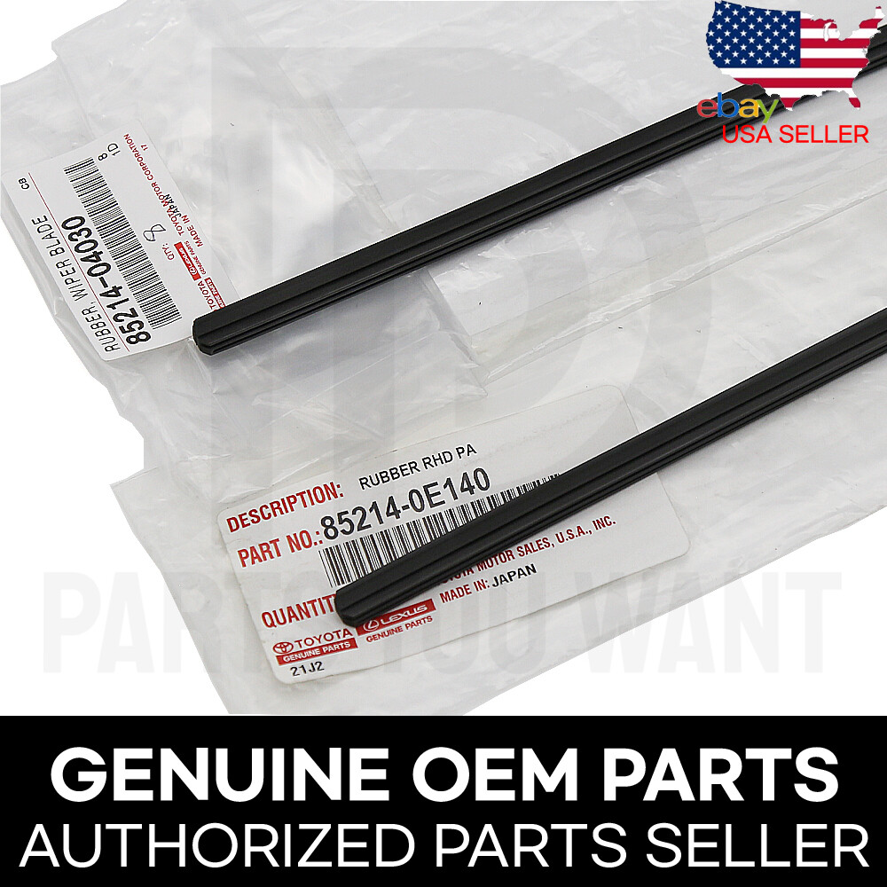 GENUINE Toyota 16-23 Tacoma OEM Front Windshield Wiper Blade Insert Refill SET