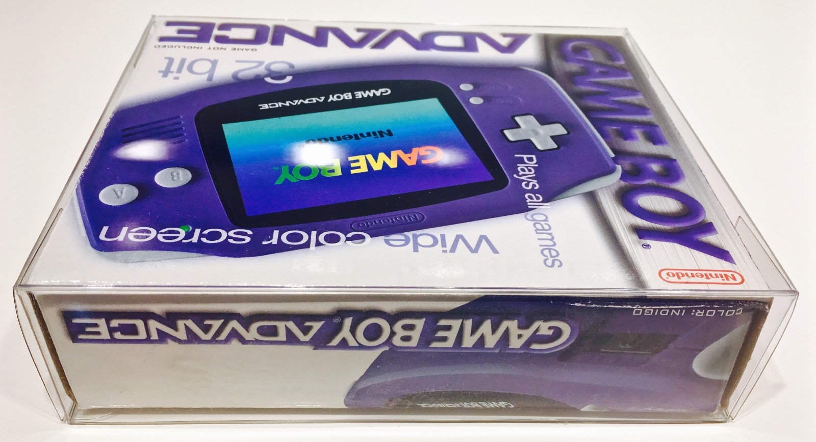 1 Box Protector For Game Boy Advance Console Boxes Clear Display Case Nintendo