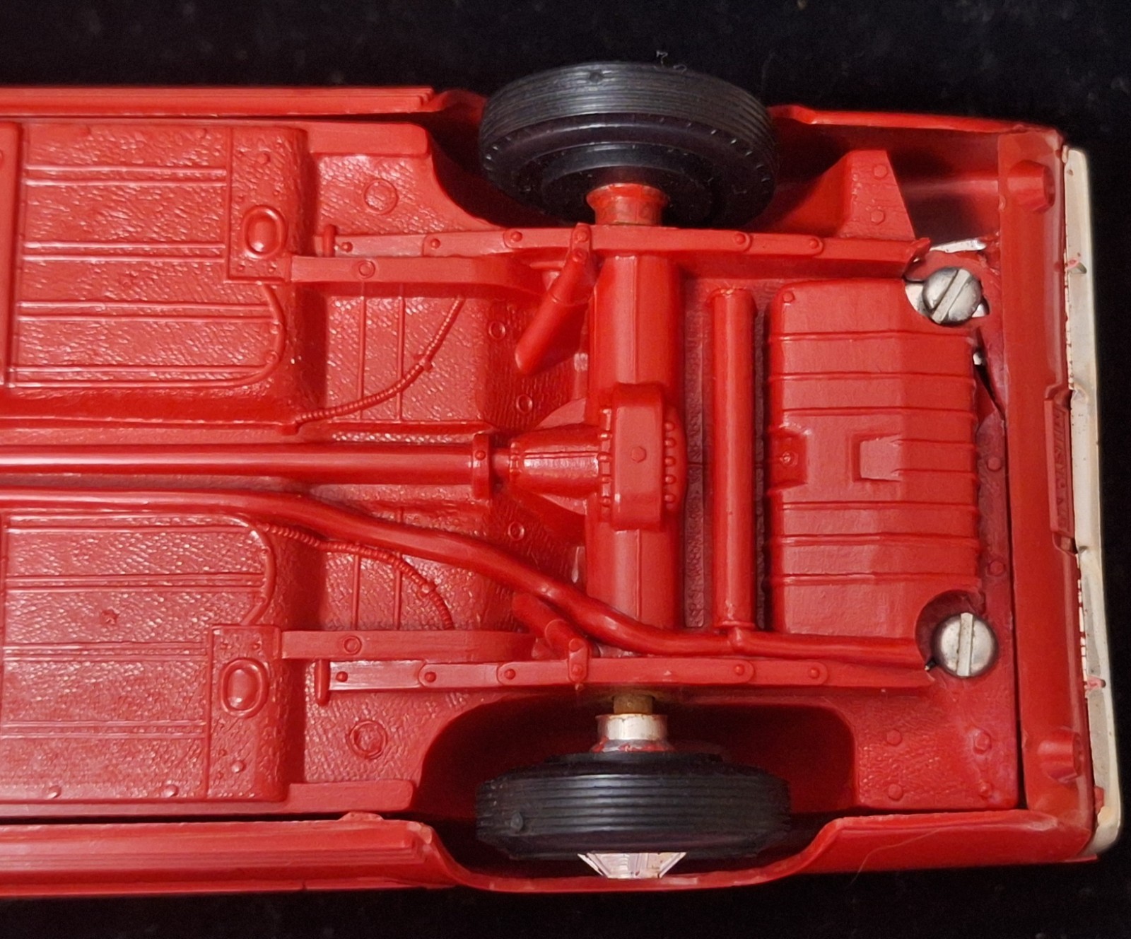 Vintage 1965 AMT Red FORD MUSTANG FASTBACK Dealer Promotional Plastic Model Car