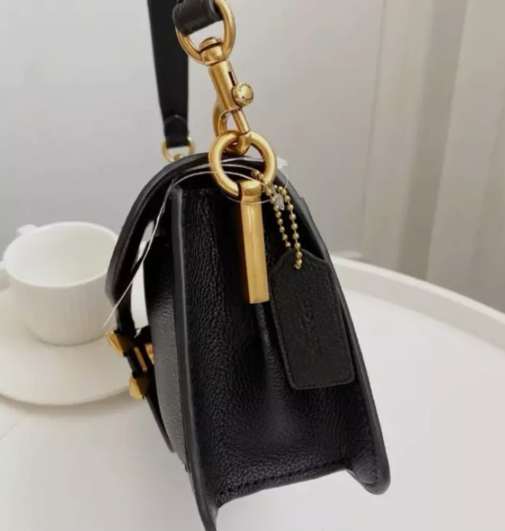 Coach 73995 Tabby 26 Shoulder Bag 2Way Crossbody Black Leather Outlet NEW