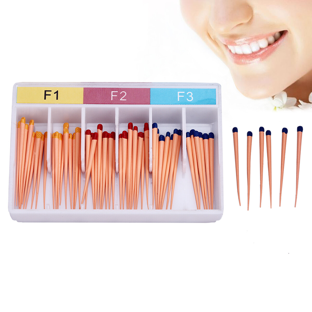 AZDENT Dental Gutta Percha Points & Absorbent Paper Endo Endodontics Root Canal