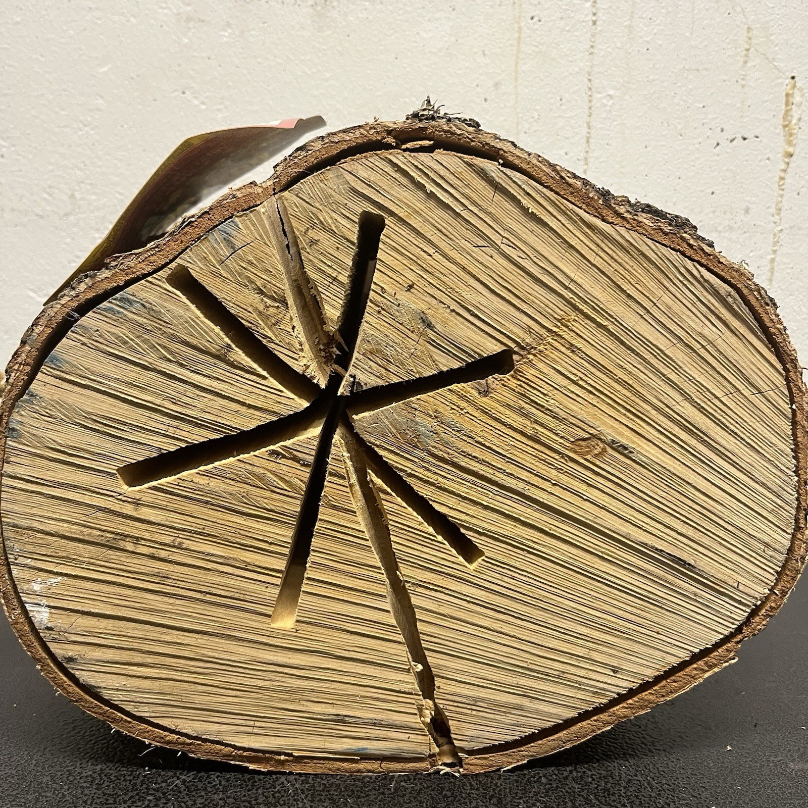 NEW!!! Light 'N Go Portable Bonfire Birch Wood Log - Natural Indoor Outdoor