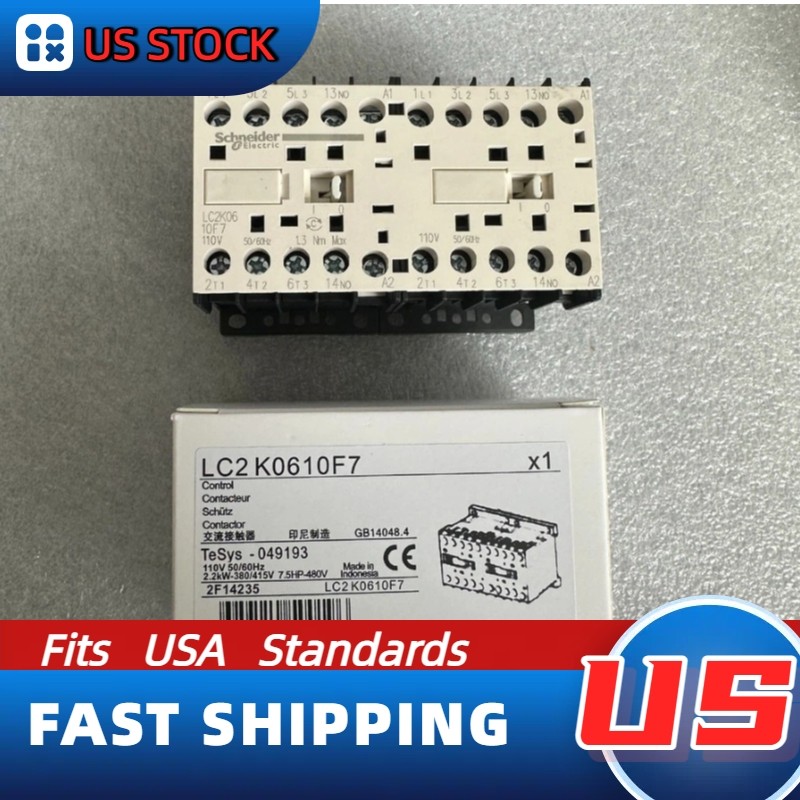 1PCS Schneider New Contactor LC2K0610F7 LC2K0910B7 LC2K1210F7 LC2K1210B7