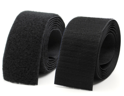 Velcro® Brand 2" Inch Wide Black Hook and Loop Set - SEW-ON TYPE - 2 YARDS
