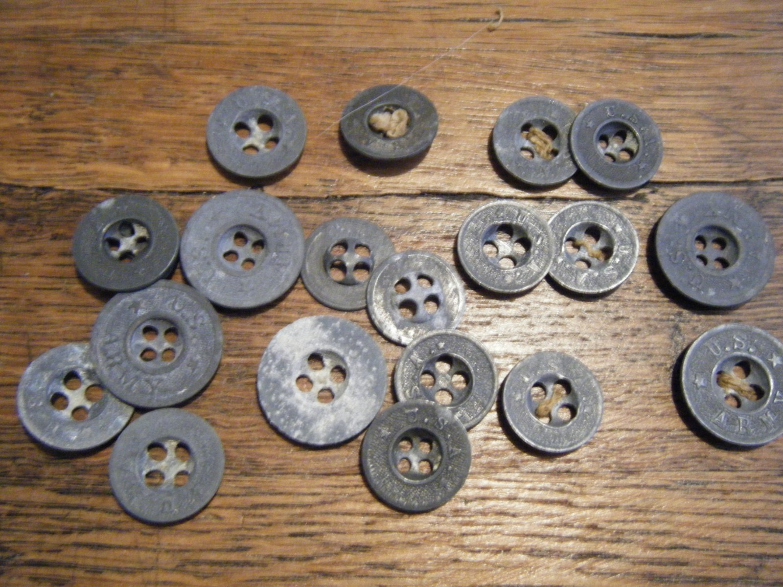 Vintage U.S. Army Metal Buttons Lot