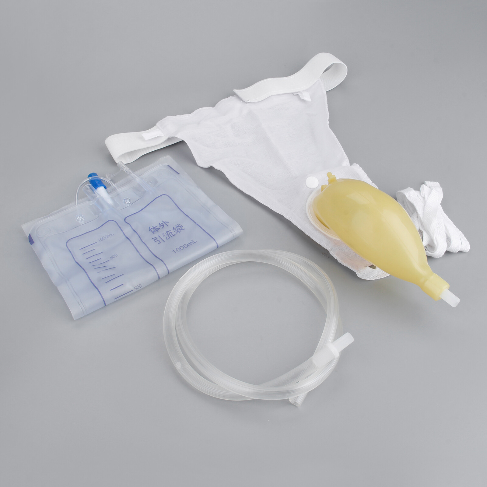 1000ml Men Portable Wearable Urinal Urine Bag Collector Toilet Male Travel US