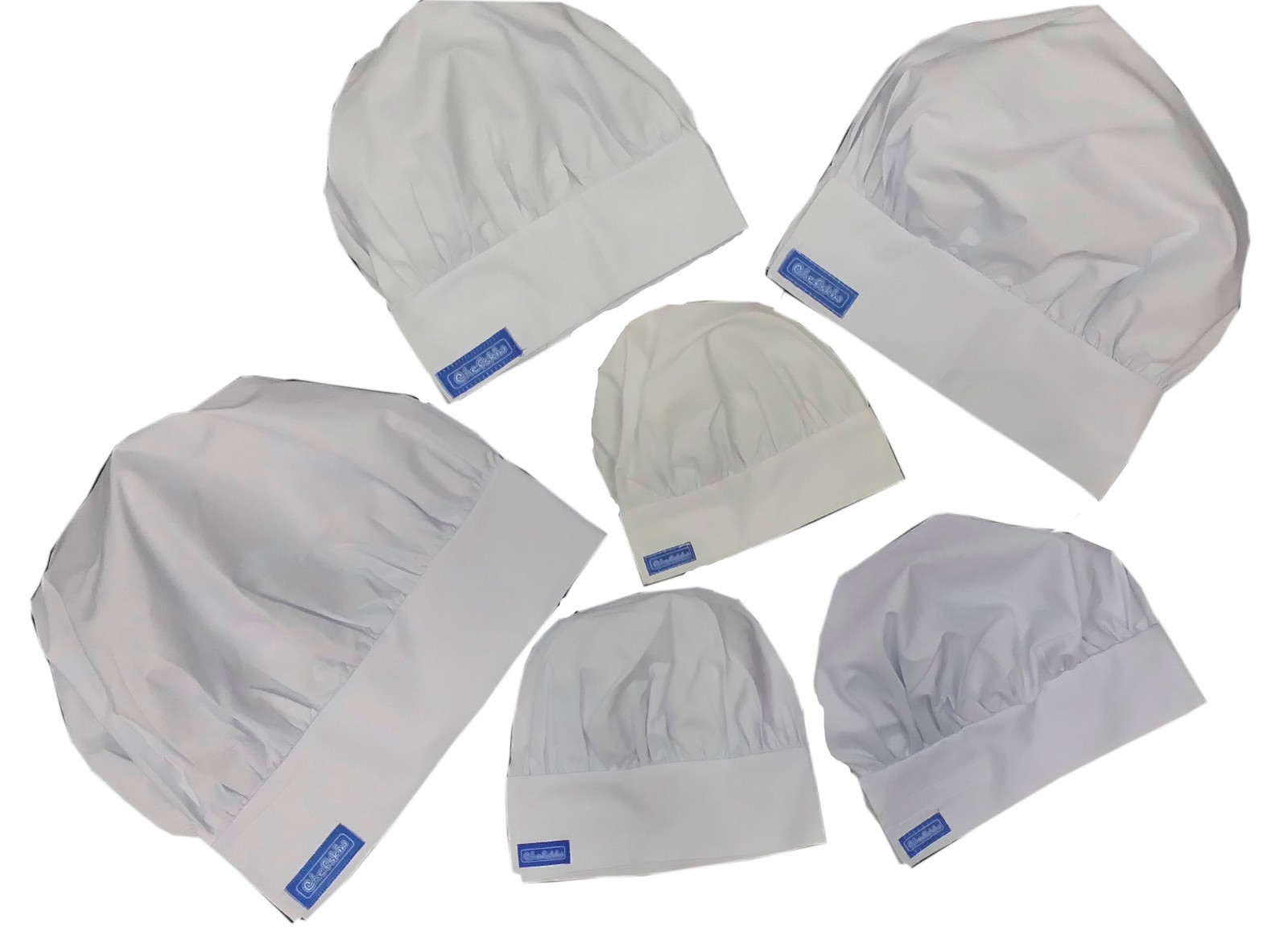 Chefskin Teen Chef Apron Hat Set White for Schools, New