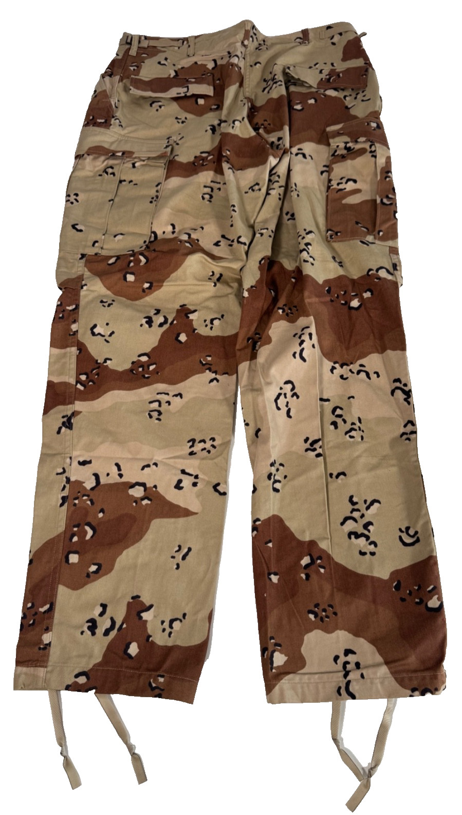 New US Military Desert Storm Chocolate Chip Camo Pants Trousers Large Long