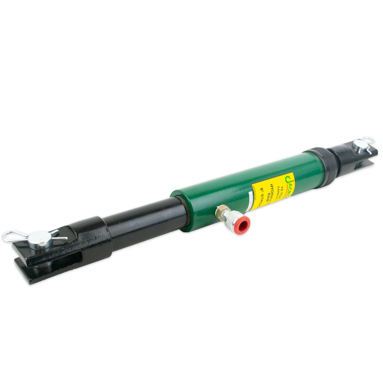 Jackco 10 Ton 6" Stroke Hydraulic Ram with Adapters