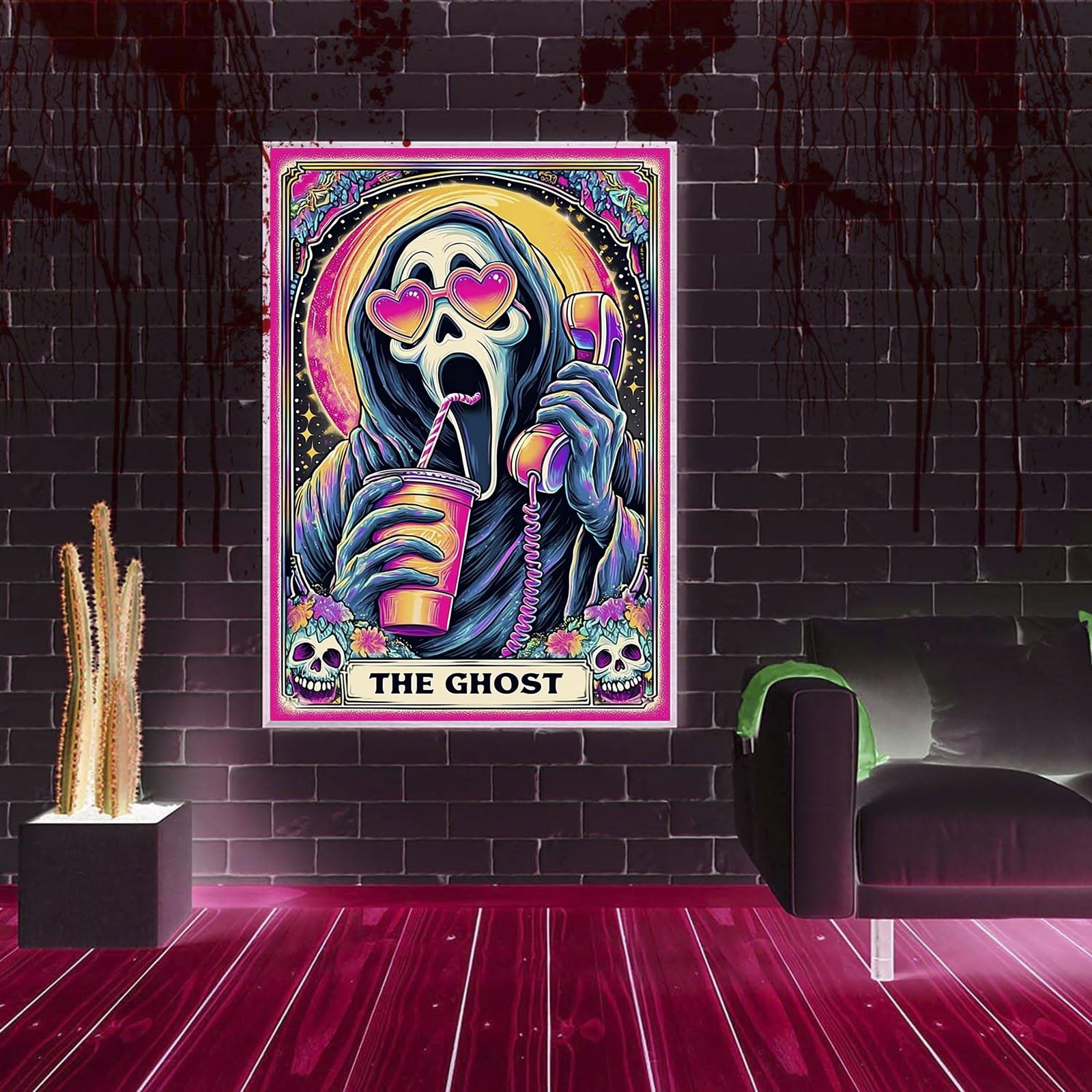 Halloween Ghost Diamond Art Painting Kits for Adults 5D DIY Full Drill 12x16