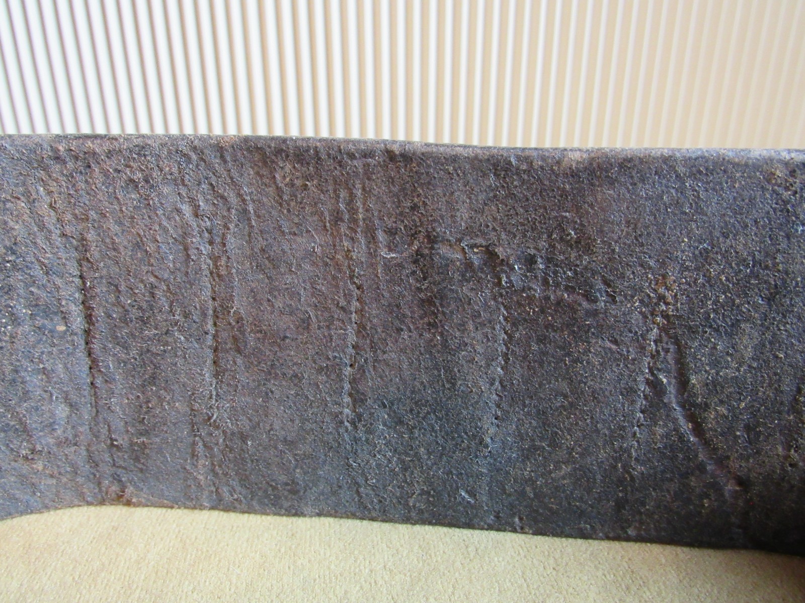 Unusual Antique Indian Wars Rare Shotgun Belt US Stamped