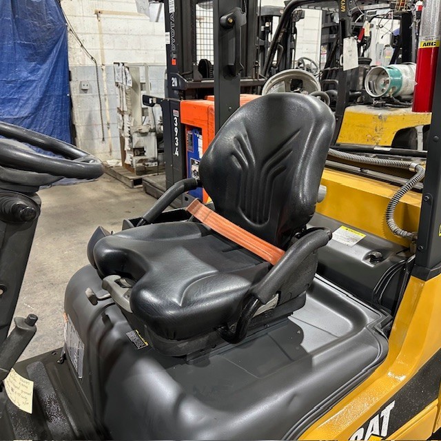 2021 Cat 2C6500 6500lbs Used Forklift Triple Mast Sideshift LP Gas 9066 Hours