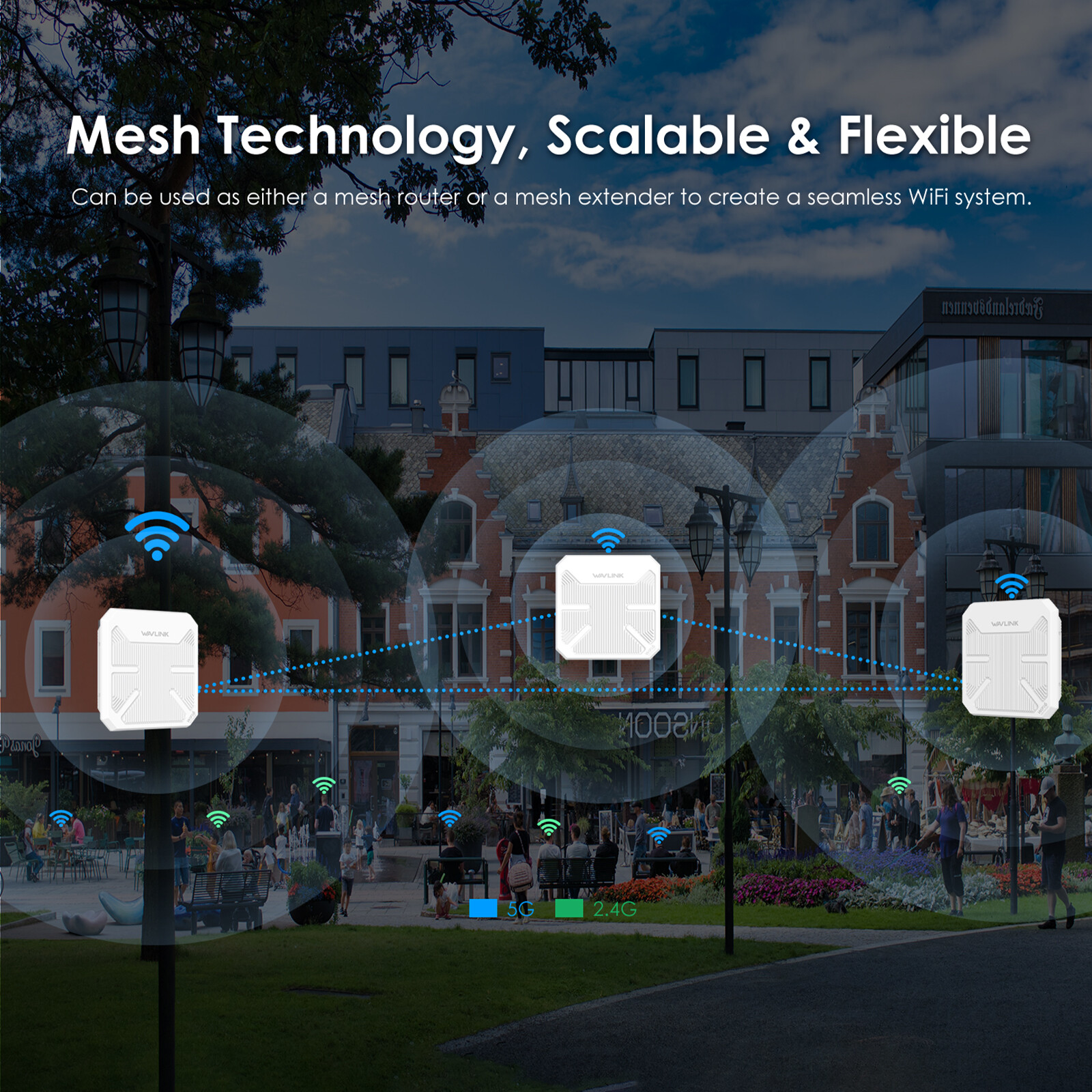 AX1800 AX3000 WIFI6 WIFI MESH EXTENDER OUTDOOR ROUTER AP SIGNAL BOOSTER AMPLIFIE