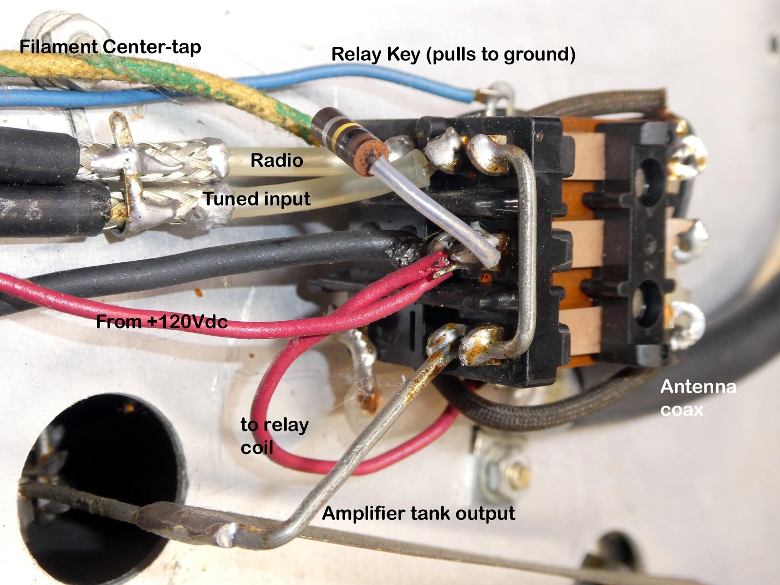 UnRS-220 Heathkit SB220 120Vdc antenna relay sequenced high speed replacement