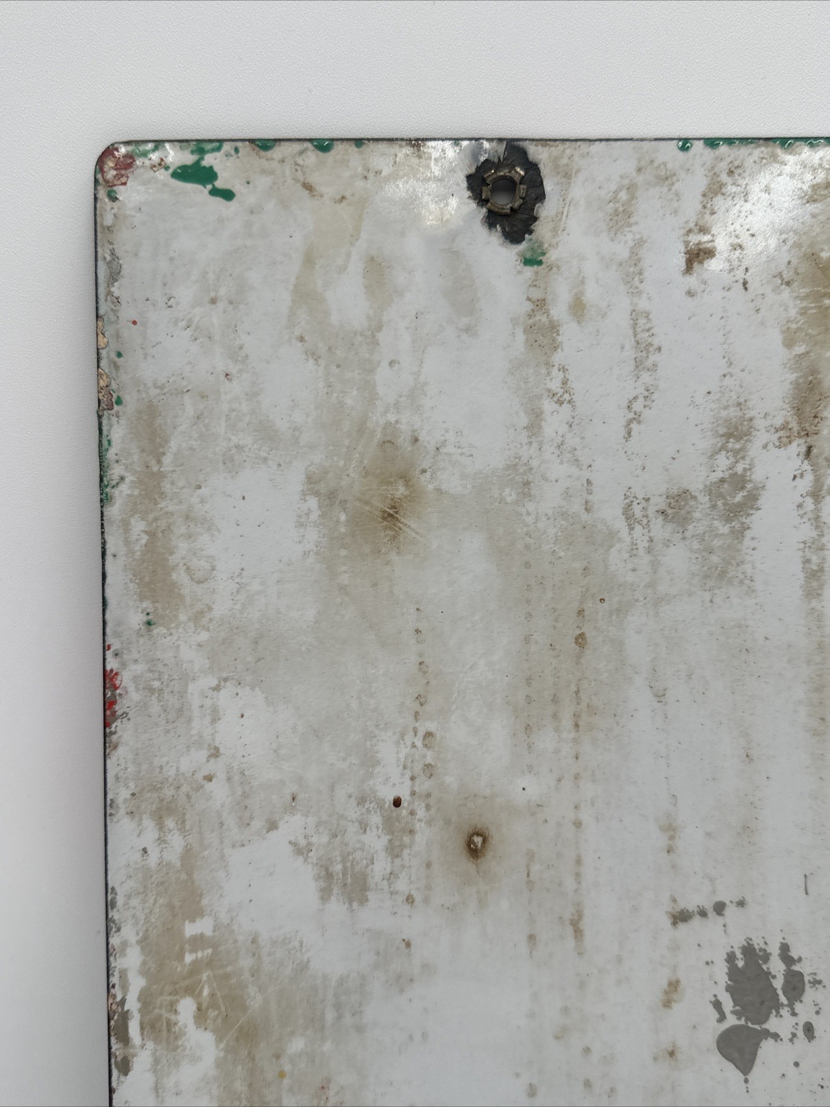 Vintage Texaco Sky Chief Gasoline Metal Sign 1947 12x18 Used