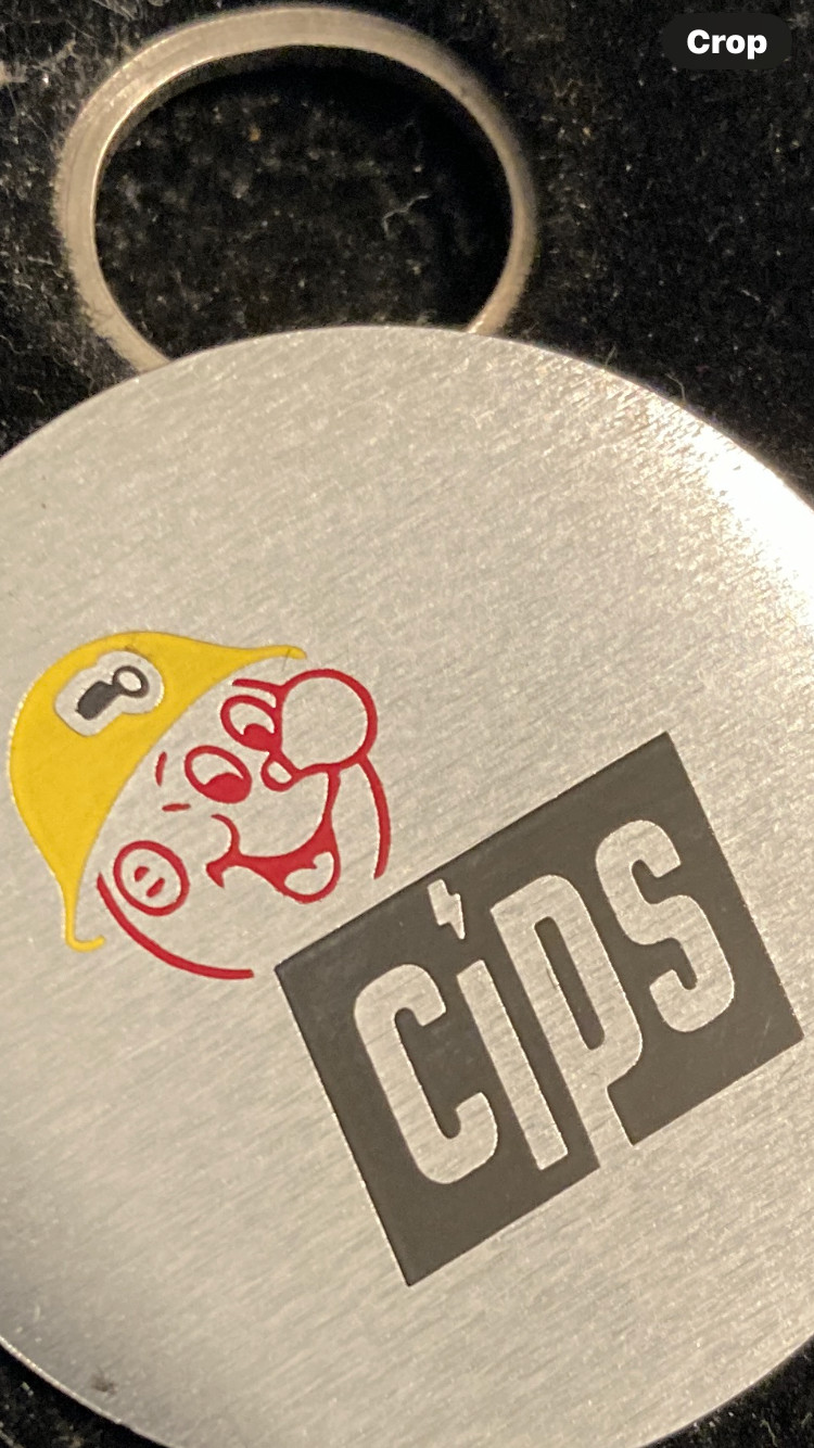 VINTAGE ZIPPO REDDY KILOWATT CIPS KEY CHAIN WITH BOX