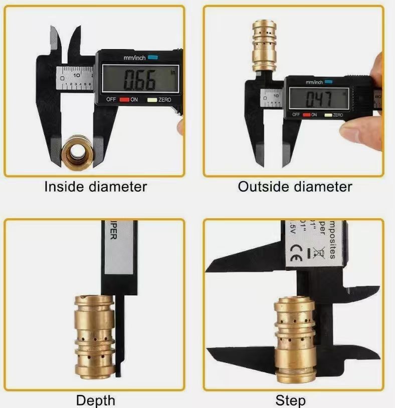 6" 150mm Digital Caliper Micrometer LCD Gauge Vernier Electronic Measuring Tool