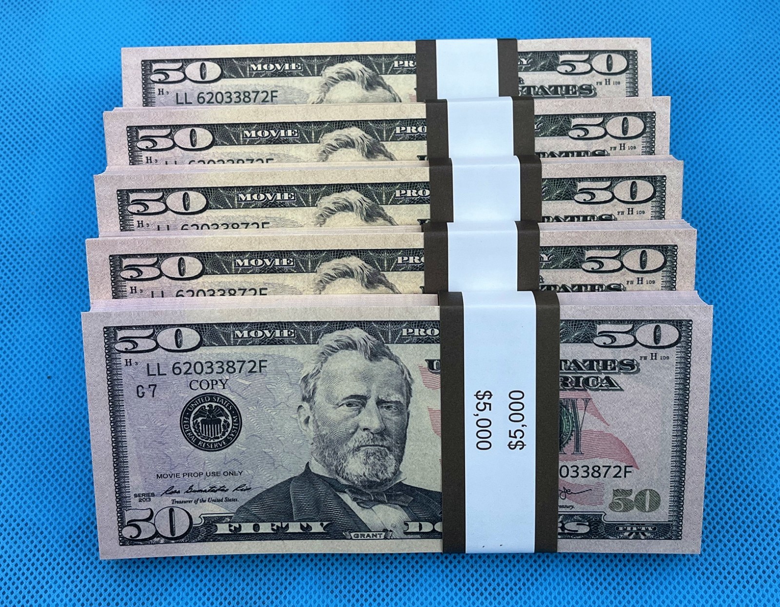 $50 Bills 1000 Pieces Prop Replica Money for Movies, Parties, Tik Tok, Instagram