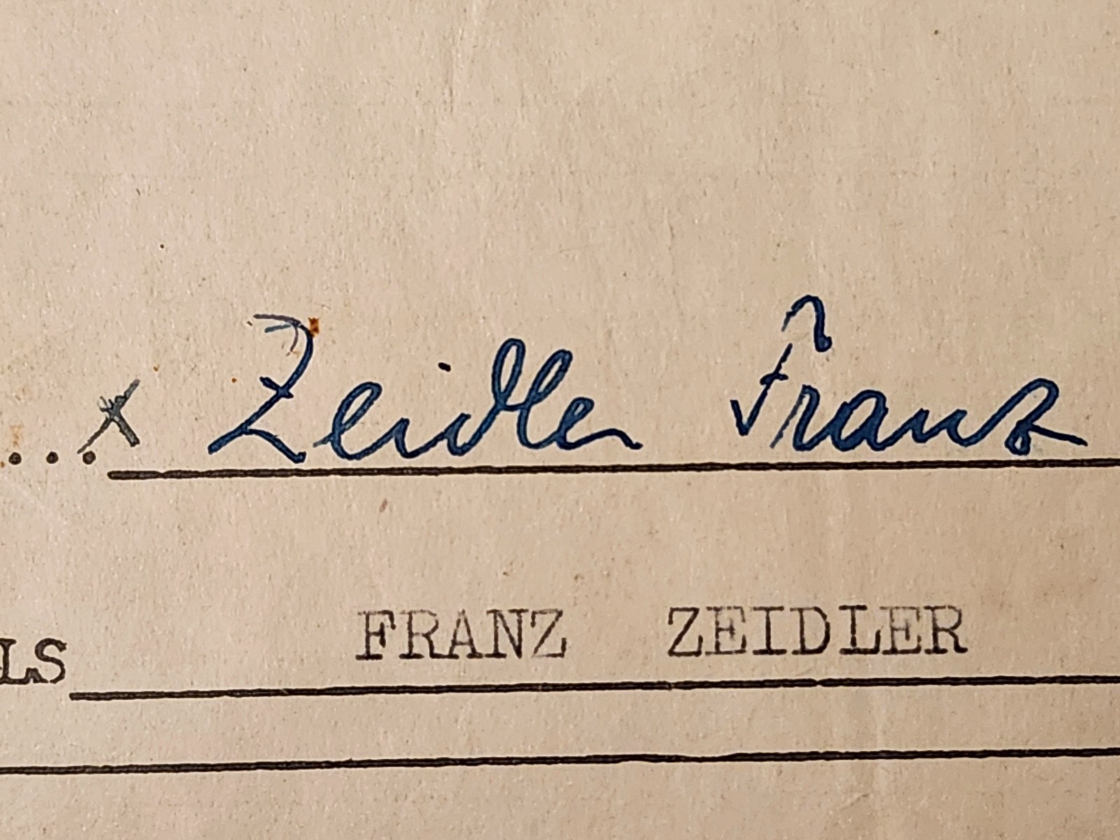 WW2 Germany Air Force POW Certificate of Discharge 1945 Used