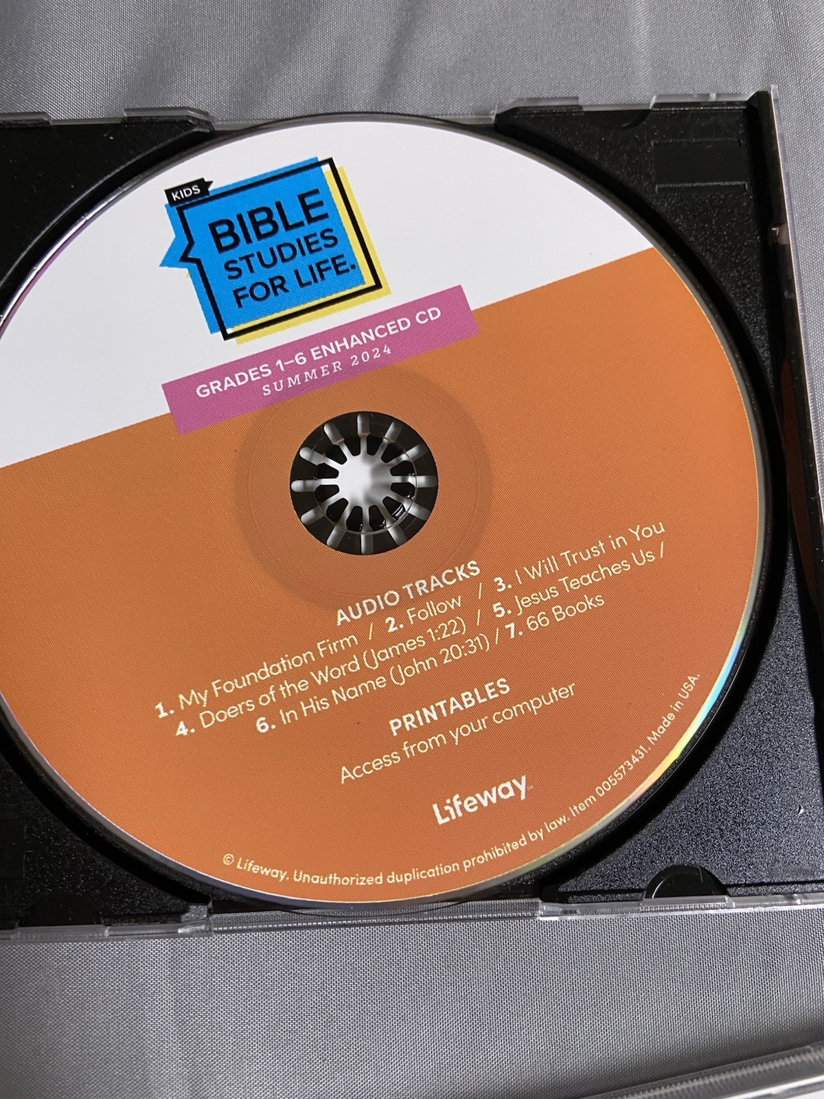 Lifeway Bible Studies For Life CD Lot Of 6 Christian Studies Grades 1-6