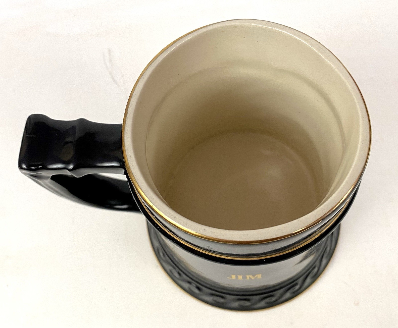 Vintage 1964 University of Michigan Lambda Chi Alpha Ceramic Beer Mug Stein JIM