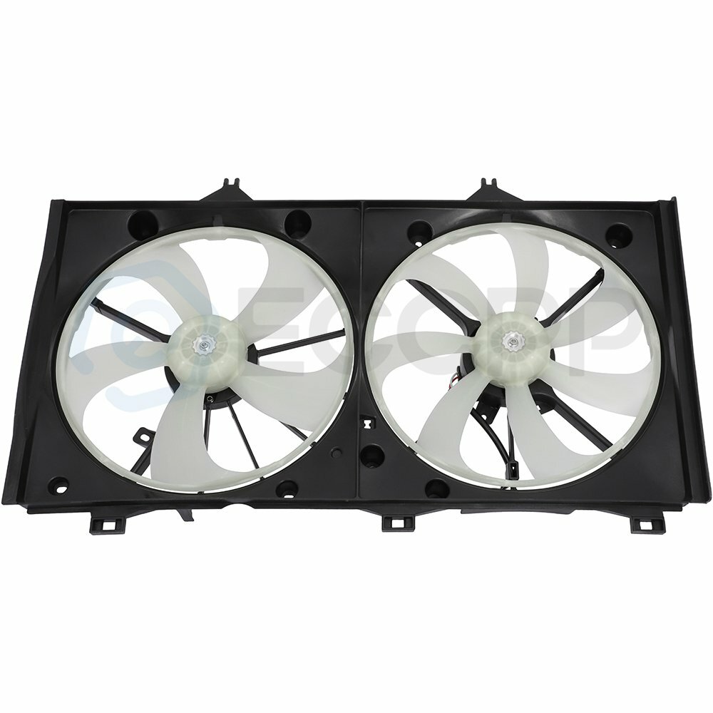 Radiator Condenser Cooling Fan Assembly For 2007 2008 2009-2011 Toyota Camry
