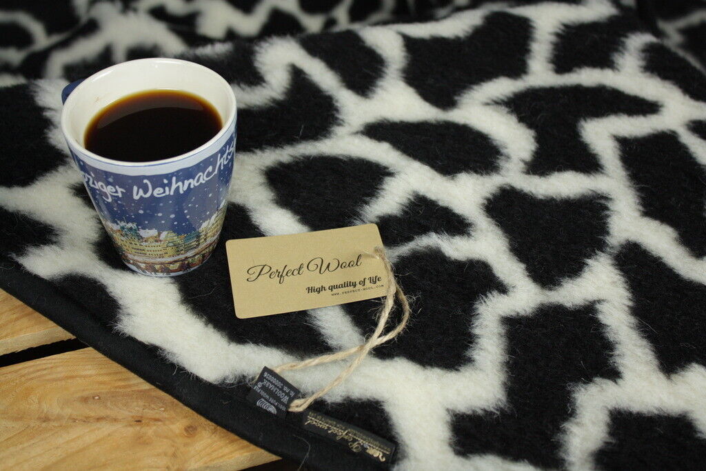 Merino Wool Blanket All sizes WOOLMARK 100% Natural throw